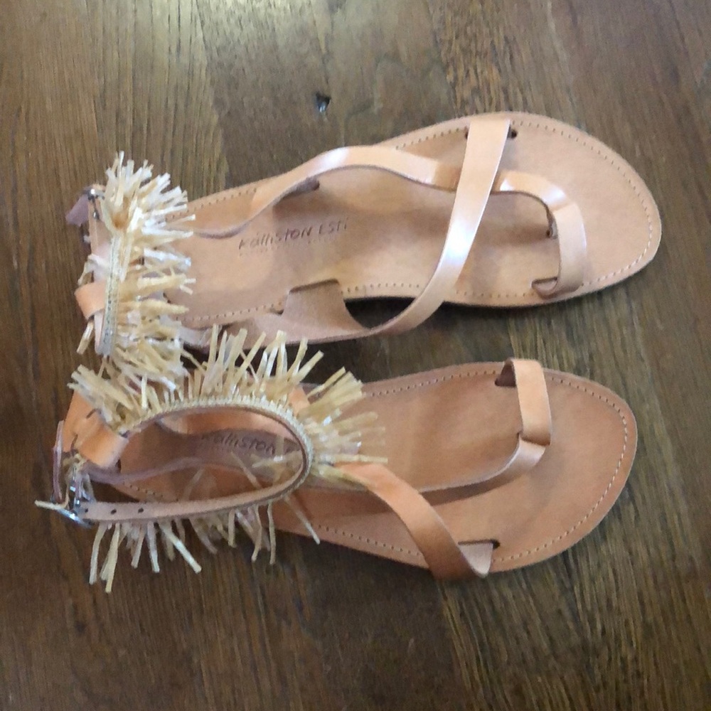 NWOT Greek leather sandals